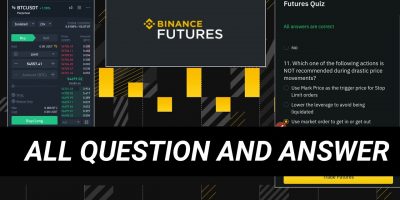 Đáp án cho các câu hỏi về hợp đồng tương lai trên Biannce (Binance futures quiz answers)