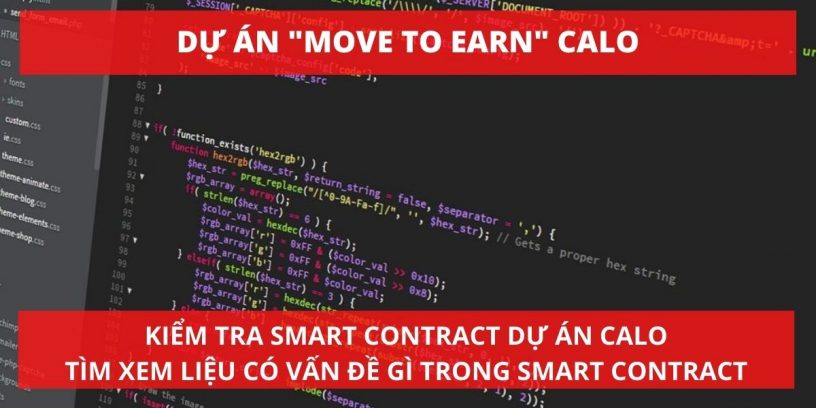 Kiểm tra code smart contract dự án Calo (CALO)